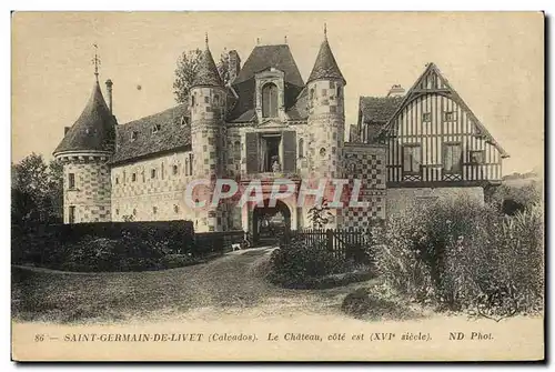 Cartes postales Saint Germain De Livet Le Chateau