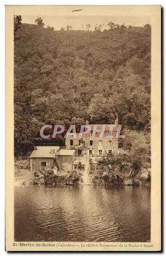 Cartes postales St Martin du Sallen Le celebre restaurant de la Roche a Bunel