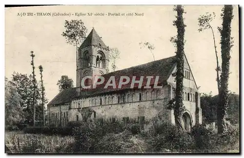 Cartes postales Thaon Eglise 11eme Portail et Cote Nord