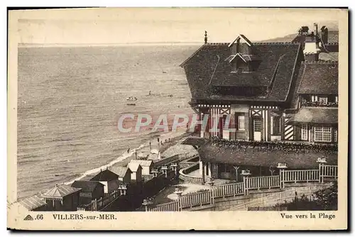 Cartes postales Villers Sur Mer Vue Vers la Plage