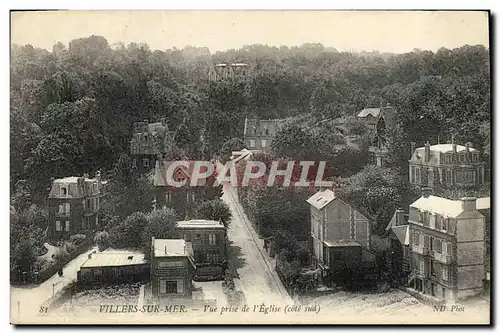 Cartes postales Villers Sur Mer Vue Prise de L&#39Eglise