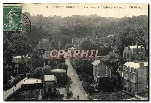 Cartes postales Villers Sur Mer Vue Prise de L&#39Eglise