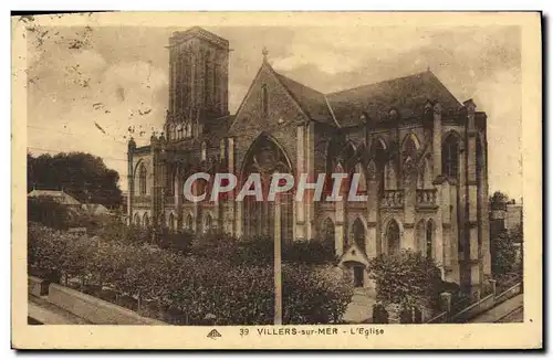 Cartes postales Villers Sur Mer L&#39Eglise