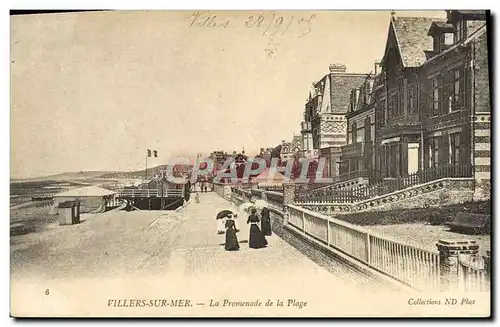 Cartes postales Villers Sur Mer La Promenade de la Plage