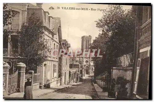 Cartes postales Villers Sur Mer Rue Pigory