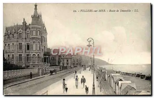 Cartes postales Villers Sur Mer Route de Deauville