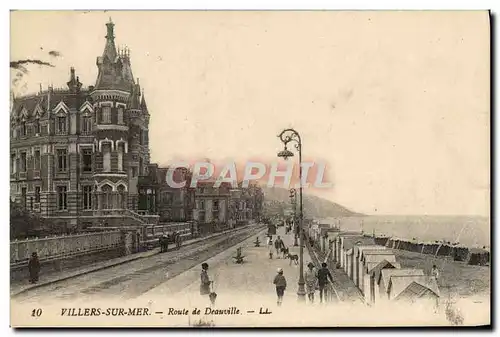 Cartes postales Villers Sur Mer Route de Deauville