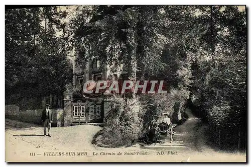 Cartes postales Villers Sur Mer Le Chemin de Saint Vaast