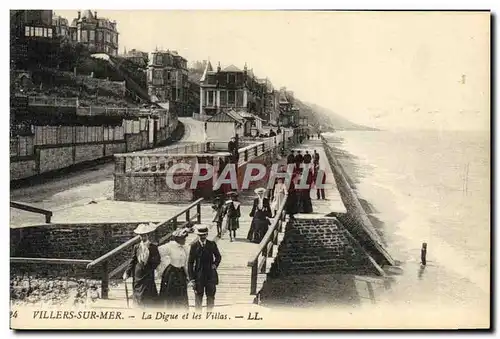 Ansichtskarte AK Villers Sur Mer La Digue et les villas