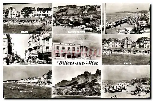 Cartes postales moderne Villers Sur Mer La plage Vue prise des rochers Casino