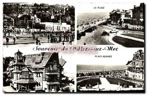 Cartes postales moderne Villers Sur Mer La plage devant le casino La plage Place Mermoz