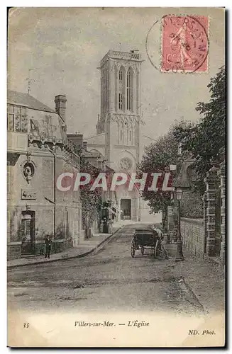 Cartes postales Villers Sur Mer L&#39Eglise