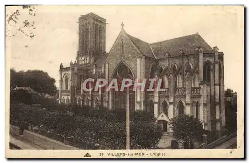 Cartes postales Villers Sur Mer L&#39Eglise