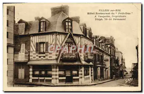 Cartes postales Villers Sur Mer Hotel Restaurant du Petit Duc