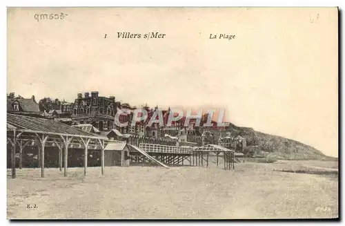 Cartes postales Villers Sur Mer la Plage Au Bon Marche Fournot