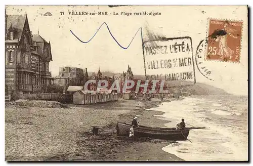 Cartes postales Villers sur Mer La Plage Vers Houlgate