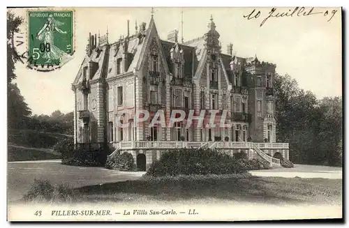 Cartes postales Villers sur Mer Villa San Carlo