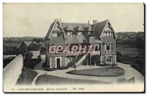 Cartes postales Villers sur Mer Maison Normande