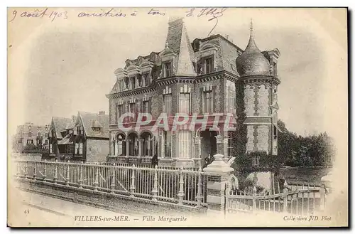 Cartes postales Villers sur Mer Villa Marguerite