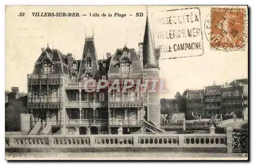 Cartes postales Villers sur Mer Villa de la plage