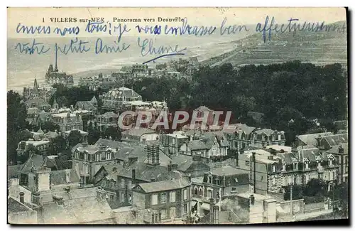 Ansichtskarte AK Villers Sur Mer Panorama Vers Deauville