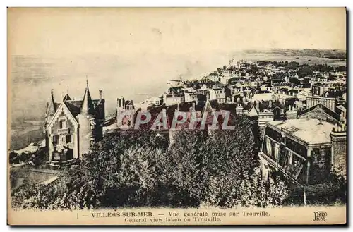 Cartes postales Villers Sur Mer Vue Generale Prise sur Trouville