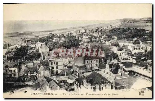 Cartes postales Villers Sur Mer Vue Generale Sur l&#39Embouchure de la Seine