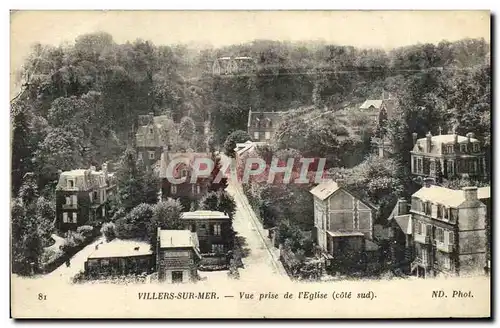 Cartes postales Villers Sur Mer Vue Prise de L&#39Eglise