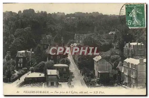 Cartes postales Villers Sur Mer Vue Prise de L&#39Eglise