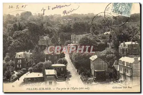 Cartes postales Villers Sur Mer Vue Prise de L&#39Eglise