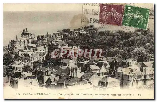 Cartes postales Villers Sur Mer Vue Generale Sur Trouville