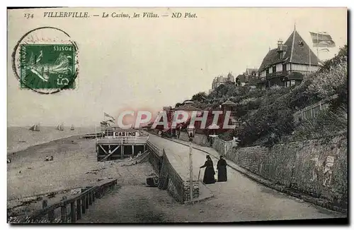 Cartes postales Villerville Le Casino les Villas