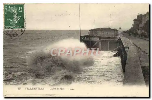 Cartes postales Villerville Effet de Mer