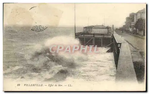 Cartes postales Villerville Effet de Mer