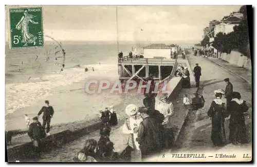 Cartes postales Villerville L'Estacade