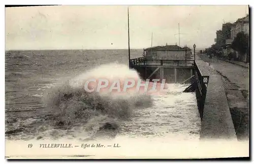 Cartes postales Villerville Effet de Mer