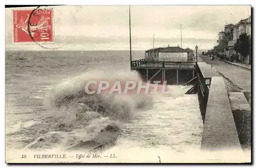 Cartes postales Villerville Effet de Mer