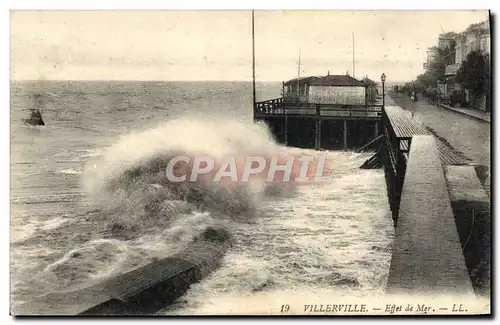 Cartes postales Villerville Effet de Mer