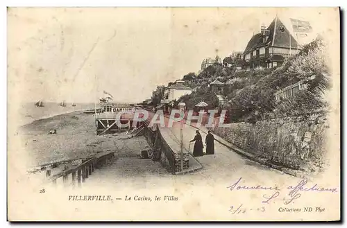 Cartes postales Villerville Le Casino les Villas