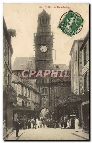 Cartes postales Vire La Porte Horloge