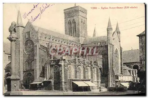 Cartes postales Vire Eglise Notre Dame