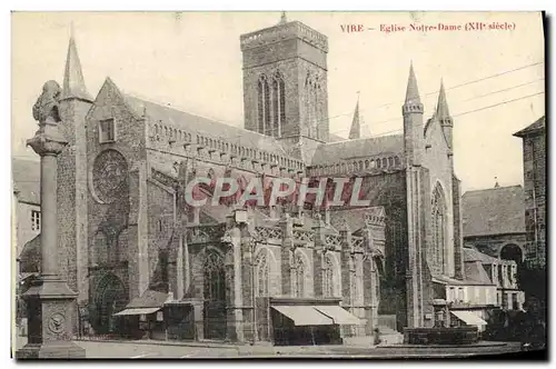 Cartes postales Vire Eglise Notre Dame