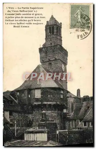 Cartes postales Vire La Partie Superieure du vieux beffroi