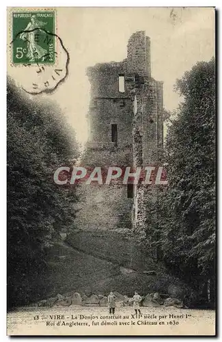 Cartes postales Vire Le Donjon