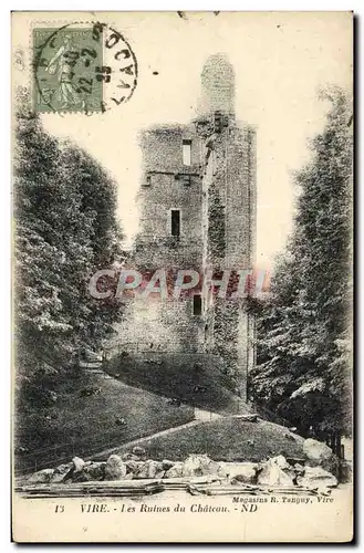 Cartes postales Vire Les Ruines du Chateau