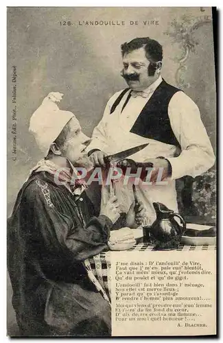 Cartes postales Vire L&#39Andouille Folklore Cuisine