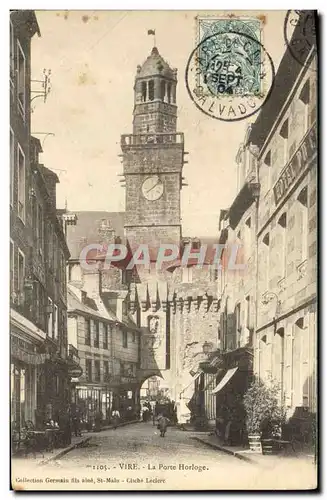 Cartes postales Vire La Porte Horloge