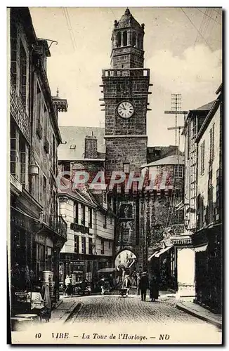 Cartes postales Vire La Tour de L&#39Horloge