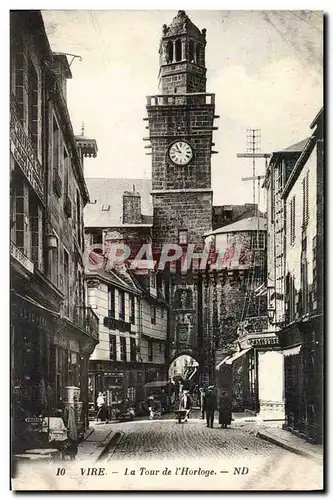 Cartes postales Vire La Tour de L&#39Horloge