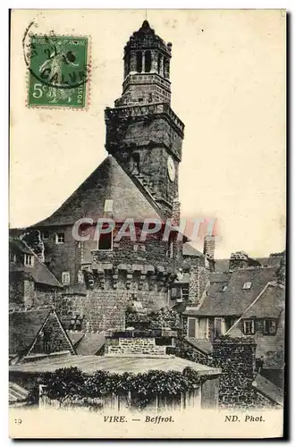 Cartes postales Vire Le Beffroi